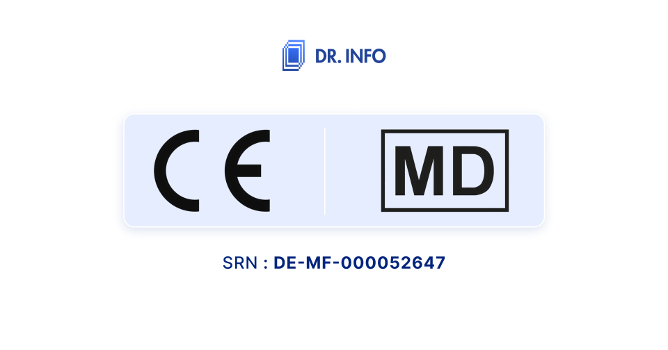 DR. INFO Secures CE Marking Under EU MDR - Ready for Regulated European Deployment